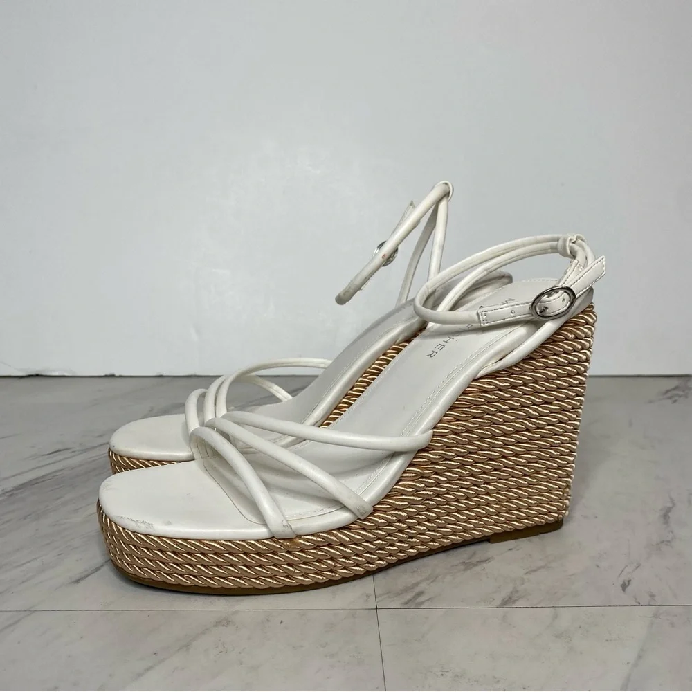 Marc Fisher Zeki Espadrille Wedge Sandal 8M